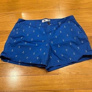 OLD Navy  anchor pattern shorts size 4.